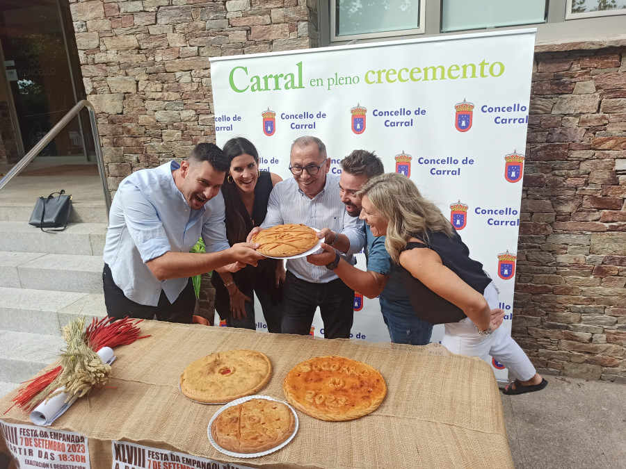 La Festa da Empanada de Carral confía en superar esta edición las 12.000 raciones  vendidas en 2022