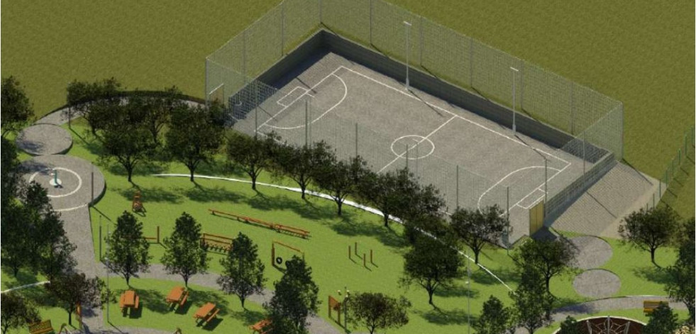 Arteixo prevé tener lista en agosto la nueva pista deportiva del centro urbano