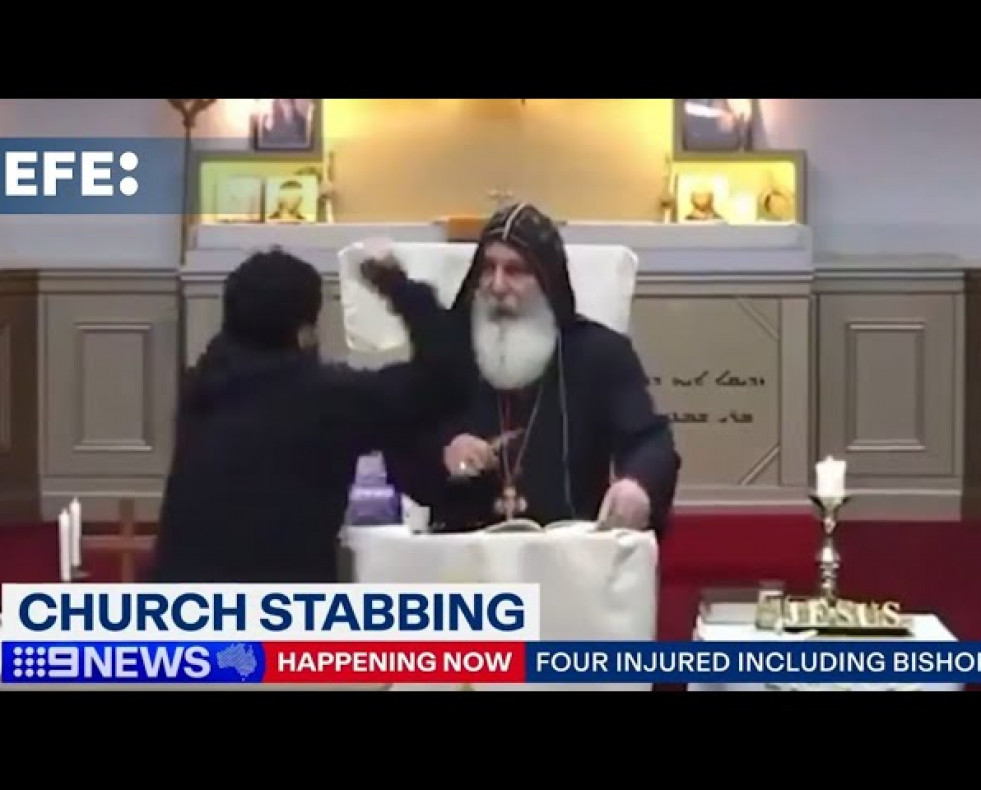 Un sacerdote y varios feligreses apuñalados durante una misa en una iglesia de Australia