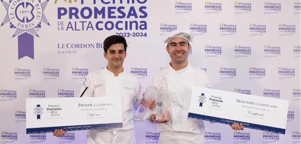 Jacobo Diz, el coruñés ganador del XII Premio Promesas de la Alta Cocina: “Todavía lo estoy asimilando, estoy sumamente orgulloso”