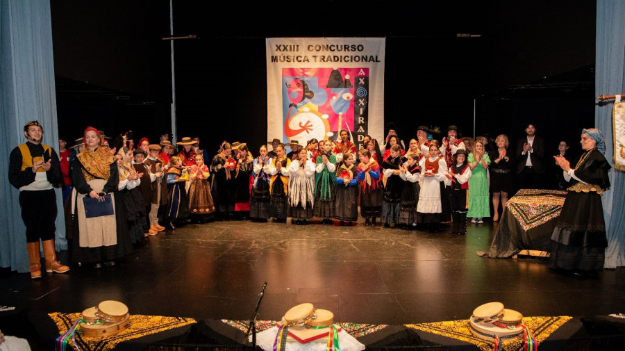 Medio cento de grupos participarán este domingo no XXIV Concurso de Música Tradicional de Xiradela
