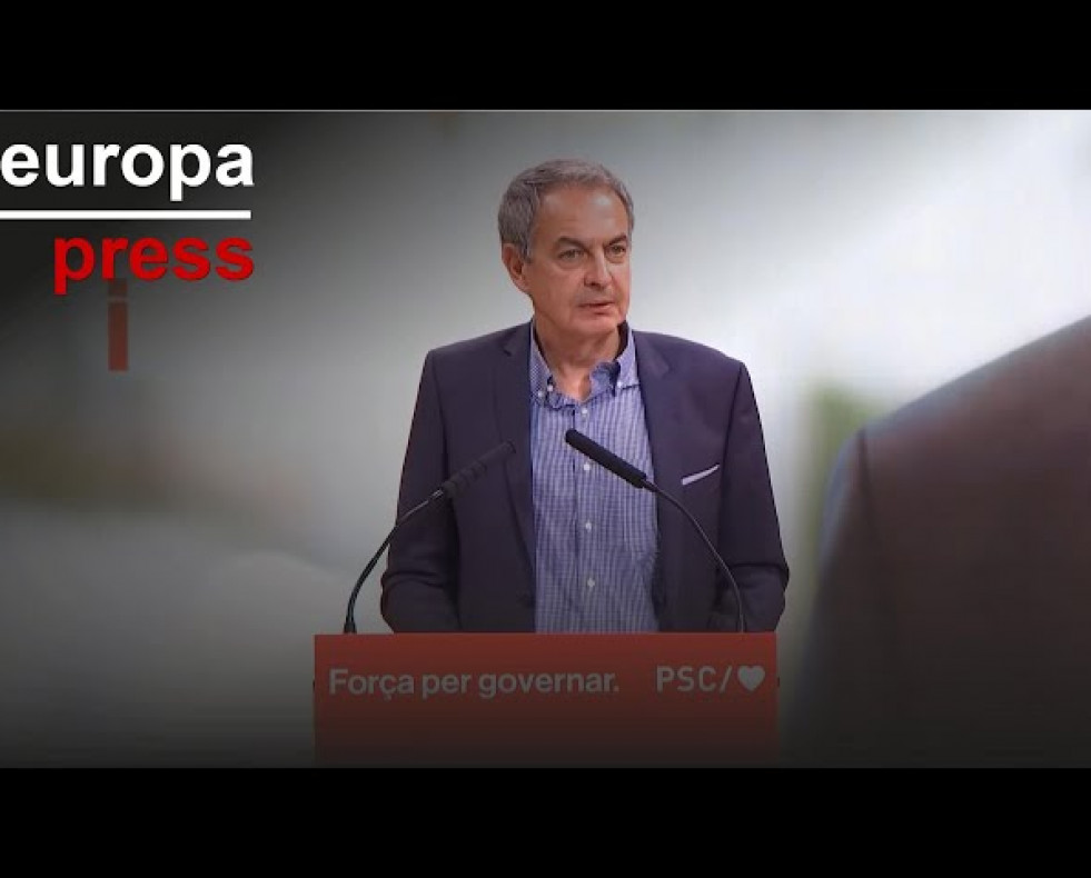 Zapatero afirma que la movilización en Ferraz es por indignación: 