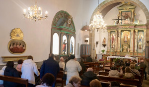 La iglesia de Orto renace de sus cenizas tras ser fulminada por un rayo