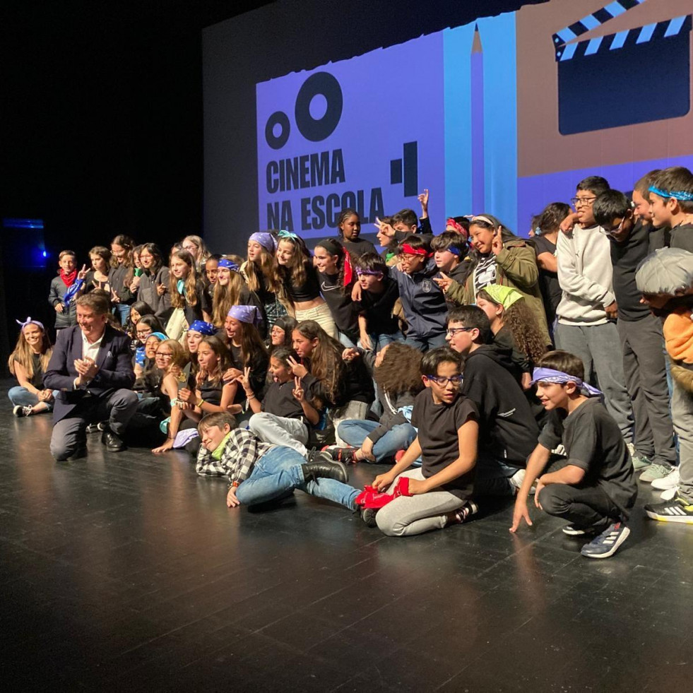 El CEIP Sagrada Familia gana el certamen ‘Cinema na escola’