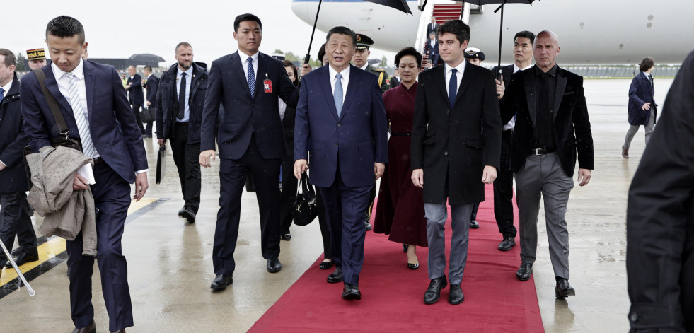 El presidente chino llega a París para una visita de Estado de fuerte contenido económico y político