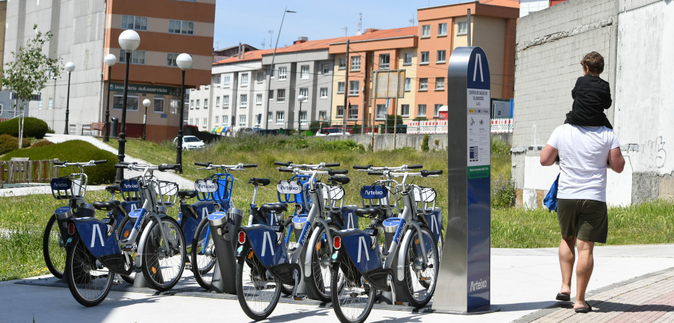 Arteixo instalará tres nuevos puntos de alquiler de bicis debido al éxito del servicio