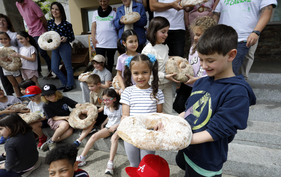 Los más pequeños de la casa volverán este fin de semana a adueñarse de la Festa do Pan de Carral