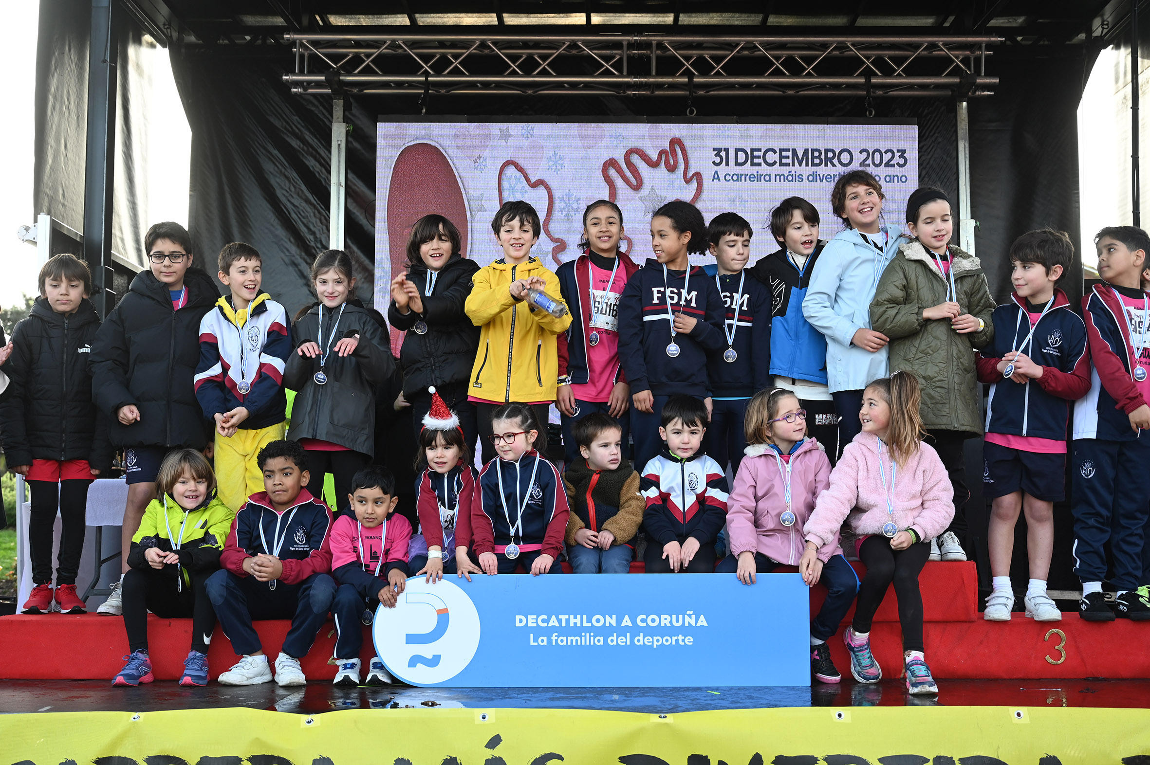 La carrera de San Silvestre 2023 en A Coruña 