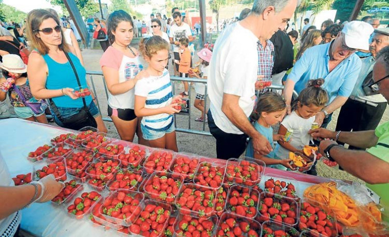 Eirís volverá a empacharse de fresas en su fiesta del 20 de agosto