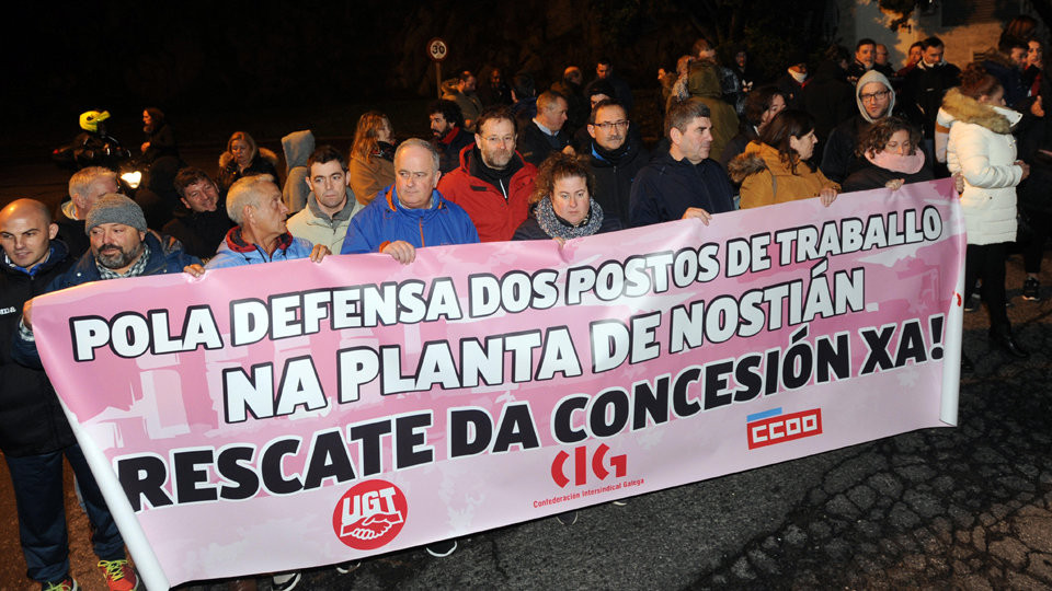 Los trabajadores de Nostián, en huelga a la espera del Ayuntamiento