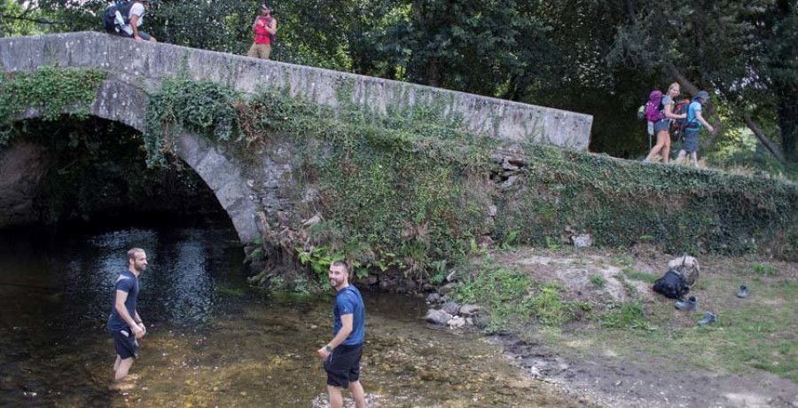 Aumentan más de 
un 55% los peregrinos que utilizan la app de la Xunta para hacer el Camino de Santiago