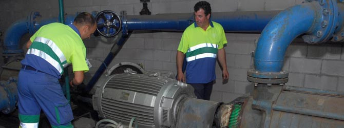 Un fallo en las bombas de Meicende pone en riesgo el suministro de agua