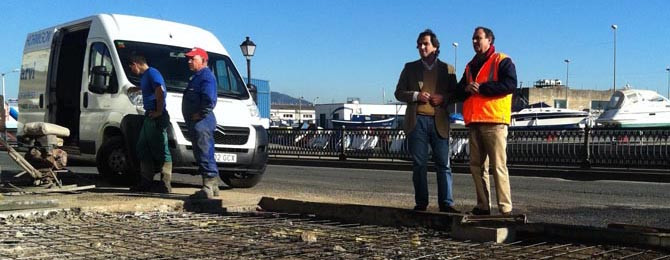 Sada acomete obras en un tramo de la avenida del Puerto ante la demanda de vecinos y empresarios