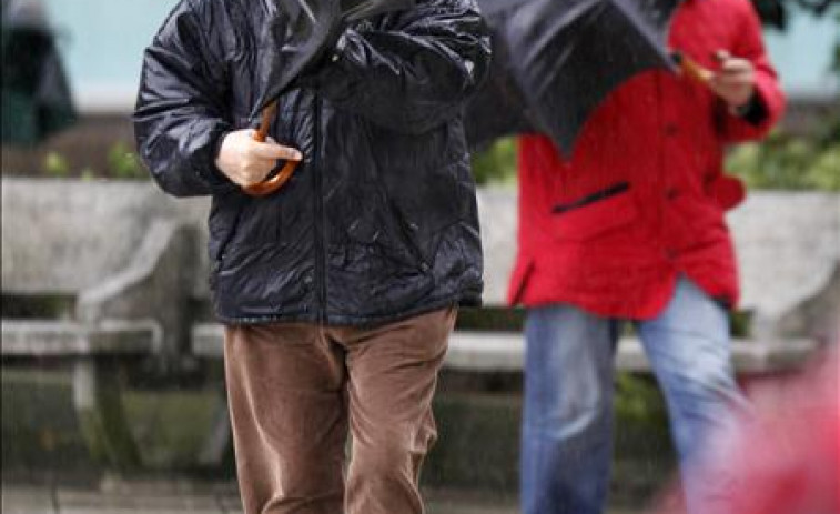 El viento y la lluvia marcarán la jornada este viernes en Galicia