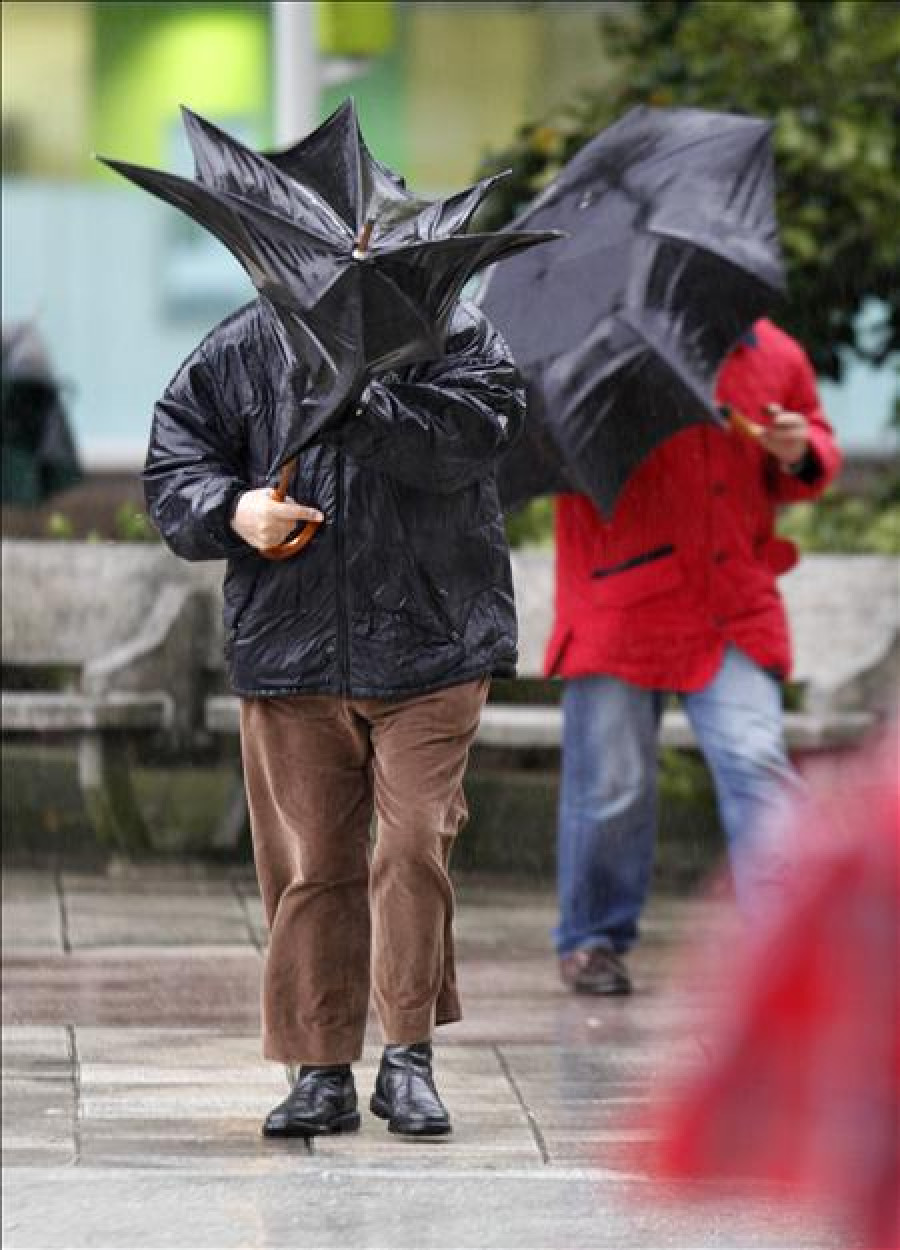 El viento y la lluvia marcarán la jornada este viernes en Galicia