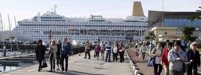 El “Oriana” inaugura la temporada de cruceros con 1.900 pasajeros a bordo