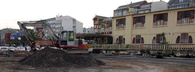 SADA-Inician las obras detrás de La Terraza para acondicionar el aparcamiento