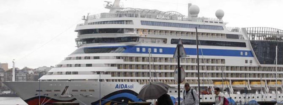 A Coruña recibirá hasta junio a un 3% más de cruceristas que el año pasado