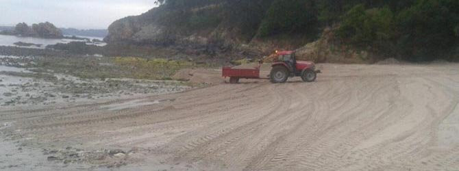 SADA-El PSOE exige un plan para adecentar las playas antes de la época de lluvias