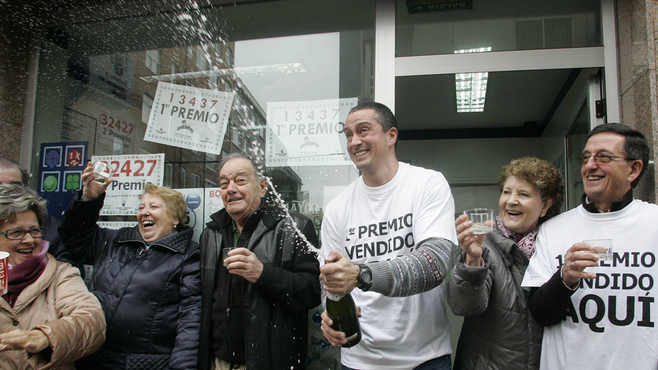 A Coruña es la localidad gallega con más “suerte” en el Gordo de Navidad