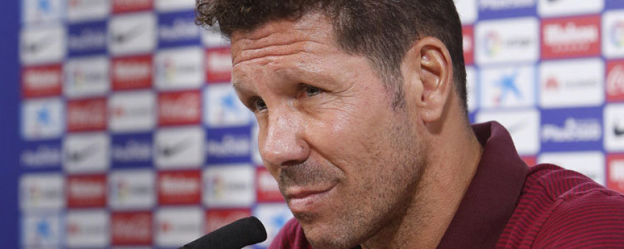 Diego  Simeone: "No hablé nunca con Cristiano Ronaldo"