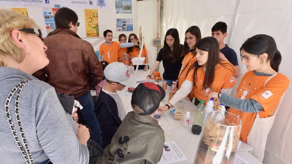 La ciencia y la diversión se apoderan un año más del parque de Santa Margarita