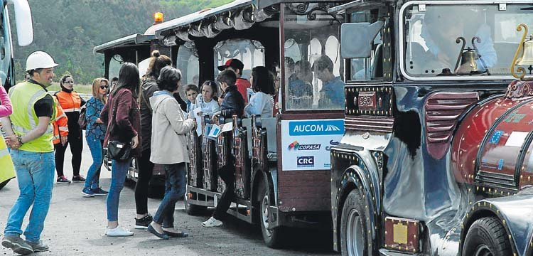 Los recorridos de escolares en tren son la prueba de que la autovía está casi lista