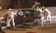 Un joven resulta herido grave tras empotrar su coche contra una vivienda de Pedralonga