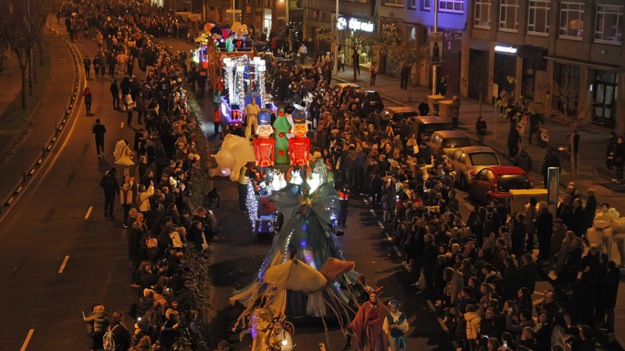 A Coruña informará en tiempo real de la visita de los Reyes Magos a los barrios