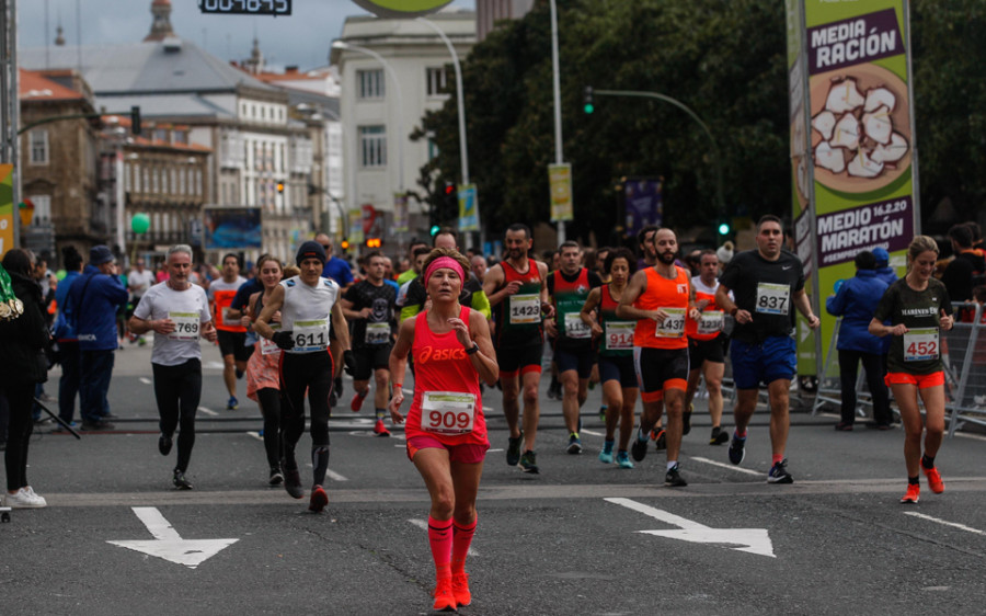 Estos serán los cortes de tráfico por el maratón Coruña21