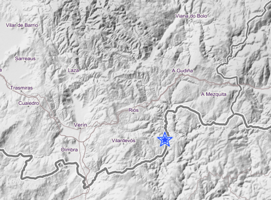 El municipio ourensano de Riós registra un terremoto de 1,8