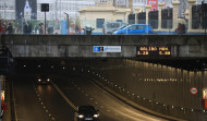 Las filtraciones obligan a rebajar la velocidad en el túnel de María Pita