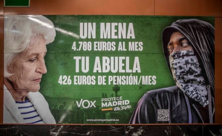 Rechazo unánime al cartel de Vox que el Gobierno denuncia ante la Fiscalía