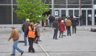 Colas en ExpoCoruña en una nueva jornada de vacunación con 7.000 personas citadas