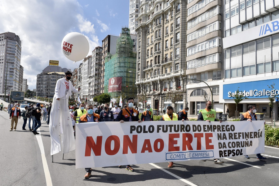 El ERTE de Repsol en A Coruña afectará finalmente a 112 personas