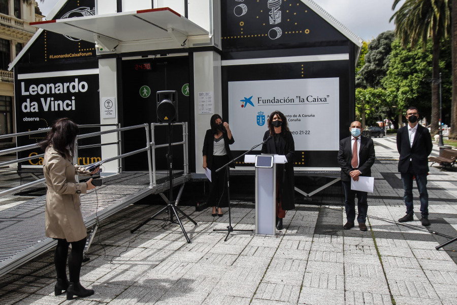 La Fundación La Caixa y A Coruña presentan una muestra dedicada a Da Vinci