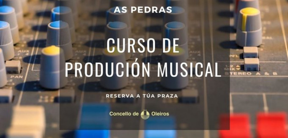 Los jóvenes de entre 14 y 30 años de Oleiros podrán participar en un curso de producción musical