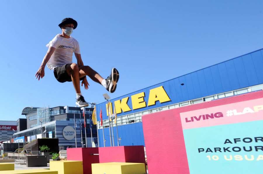 Parkour, break y grafiti protagonizan la semana en Marineda City