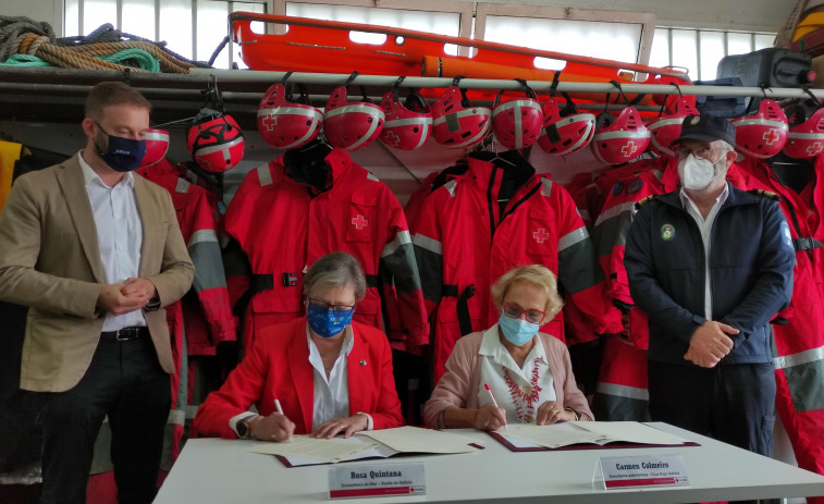 Cruz Roja y la Consellería do Mar renuevan su convenio en materia de salvamento