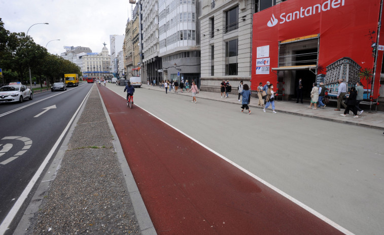 Los Cantones continúan con su proceso de cambio tras el pintado de la zona peatonal