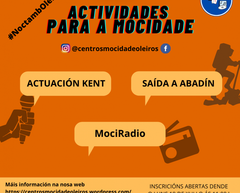 Actividades mocidade Oleiros