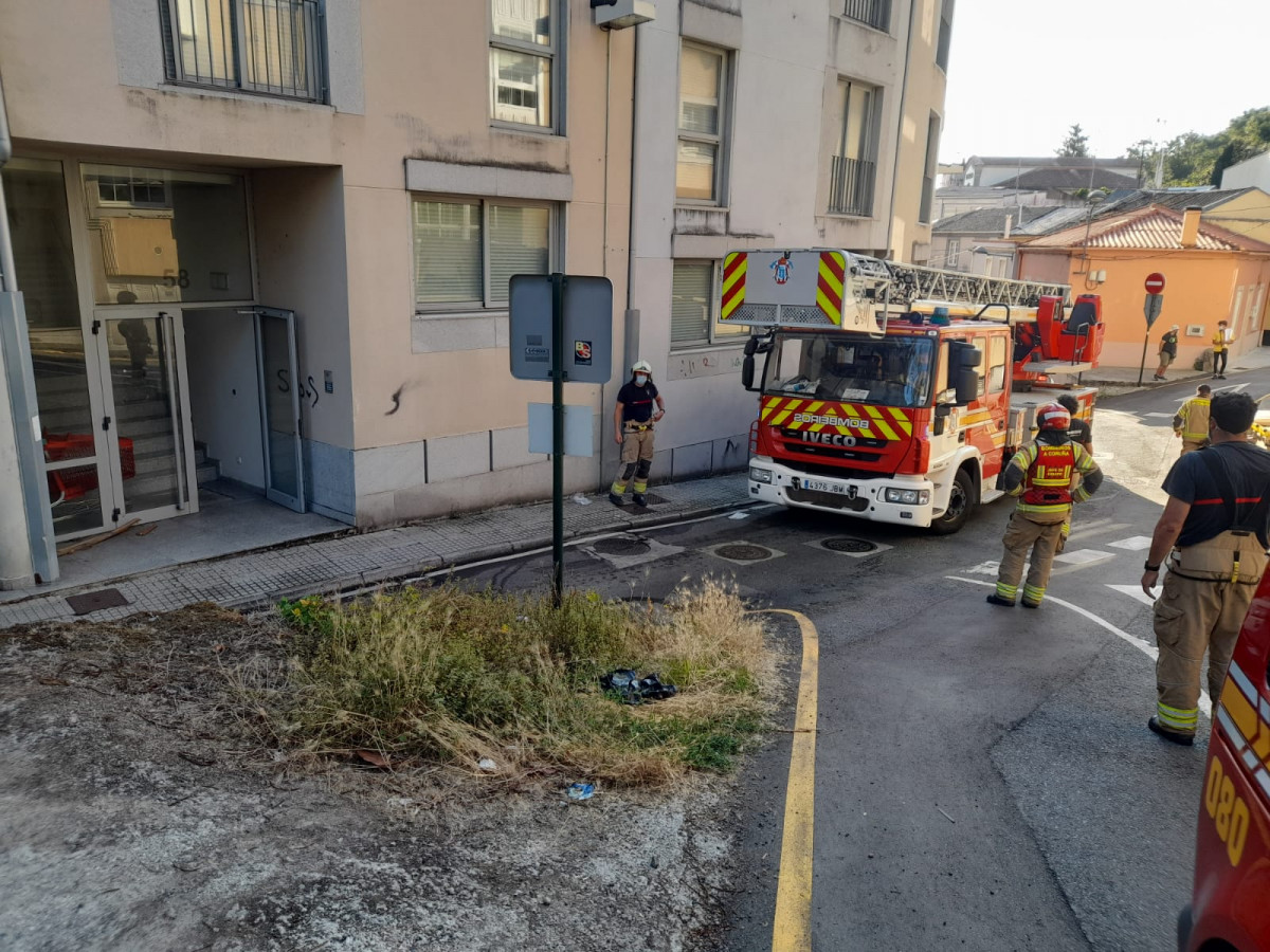 Incendio en el edificio okupa de Palavea