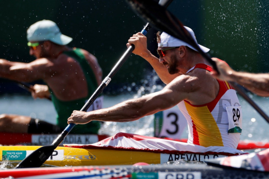 El betanceiro Carlos Arévalo acompañará a Craviotto en las semifinales de K1 200