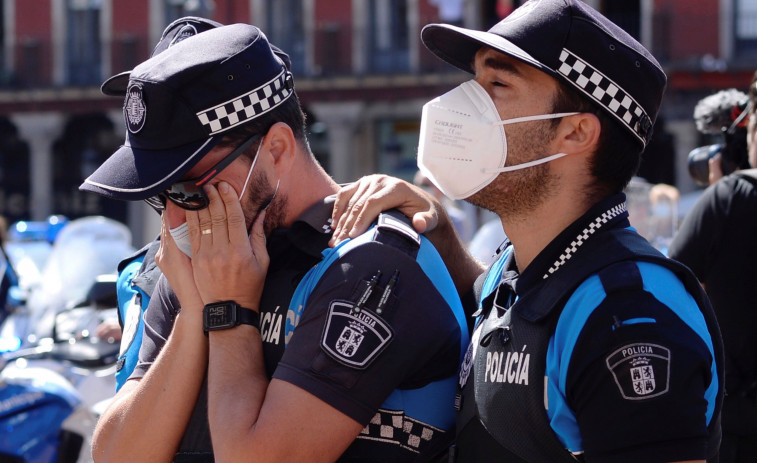 Fallece en Valladolid el policía que sufrió un accidente cuando acudía a un aviso por un tiroteo