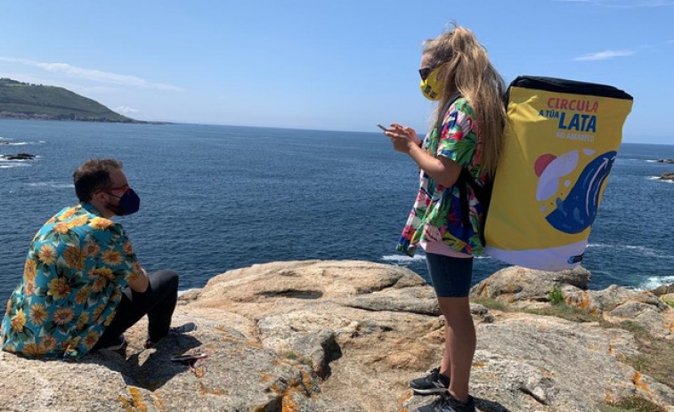 Una prueba piloto marca los contenedores de Riazor y Orzán para mejorar el reciclaje