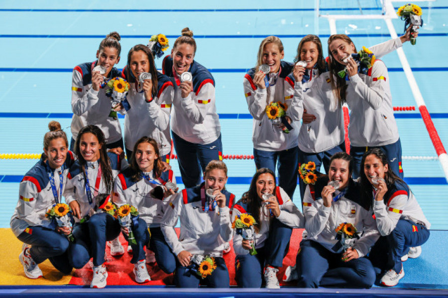 España logra su segunda plata olímpica en waterpolo femenino tras caer ante Estados Unidos