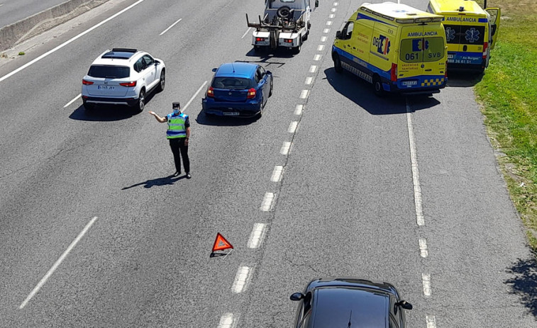 A Coruña vivió el día con más heridos por siniestro vial en lo que va de año