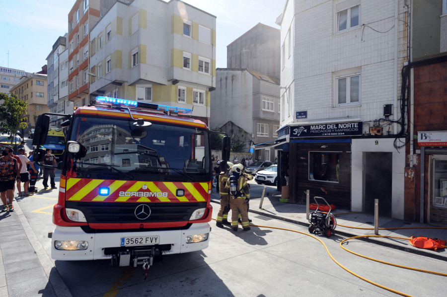 Los Bomberos acuden a Monte Alto por una alarma por humo en un edificio