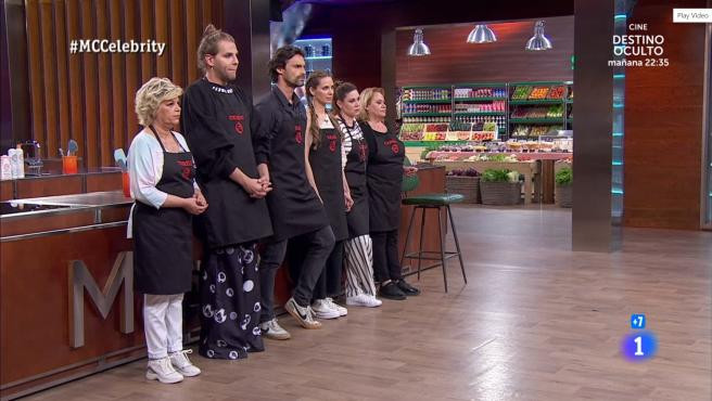 Los delantales negros del estreno de masterchef celebrity 6