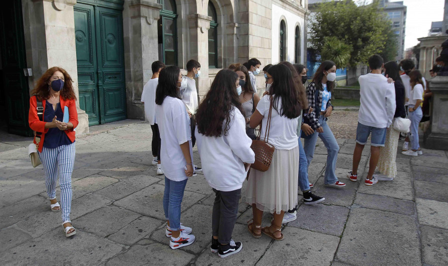 La prudencia y los protocolos covid repiten curso en el inicio del año en Secundaria